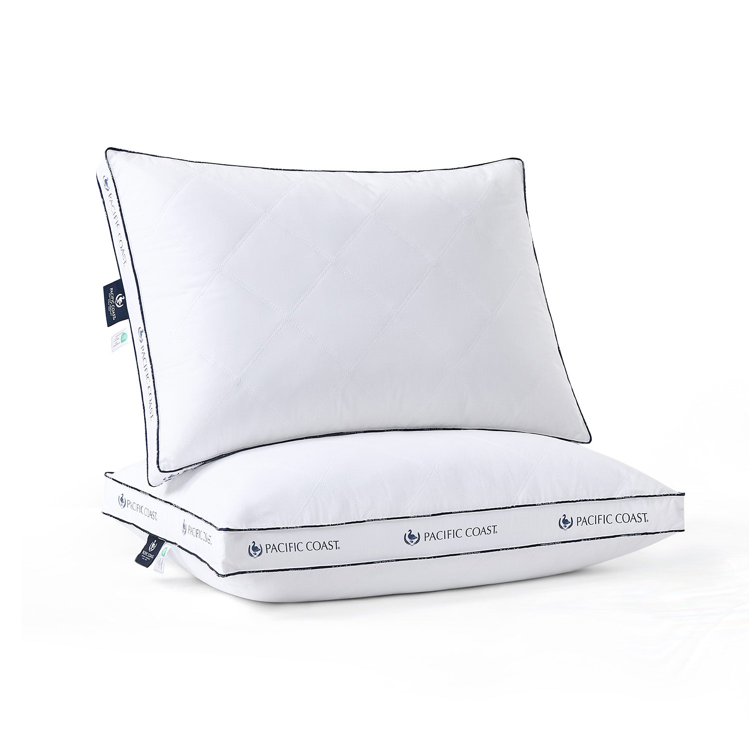 The Gusseted Design Diamond Pattern Pillow