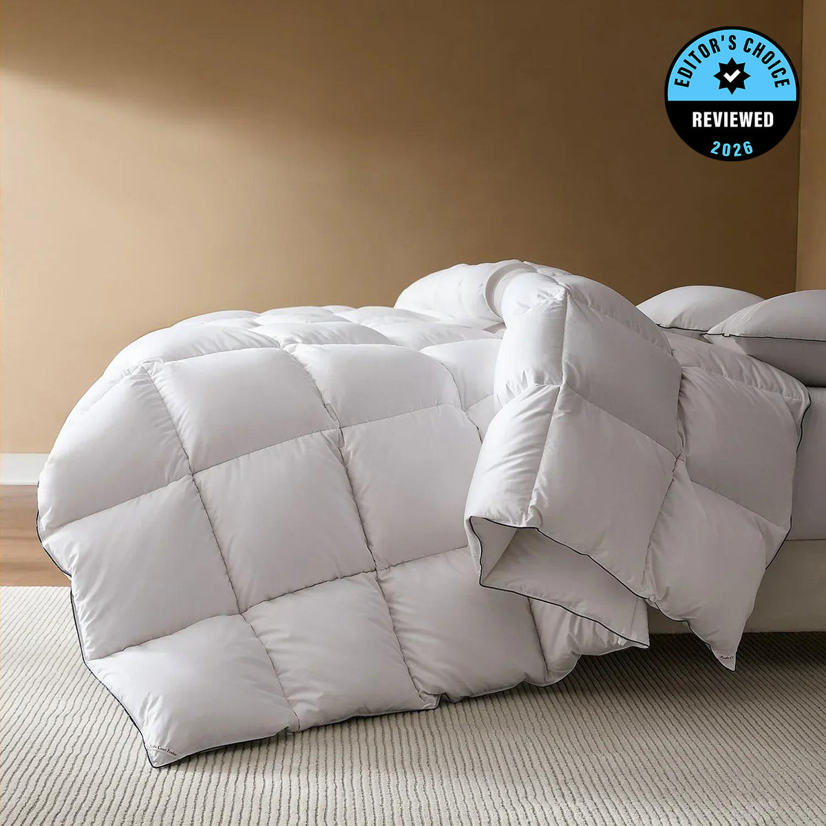 All Season Feather and Down Comforter