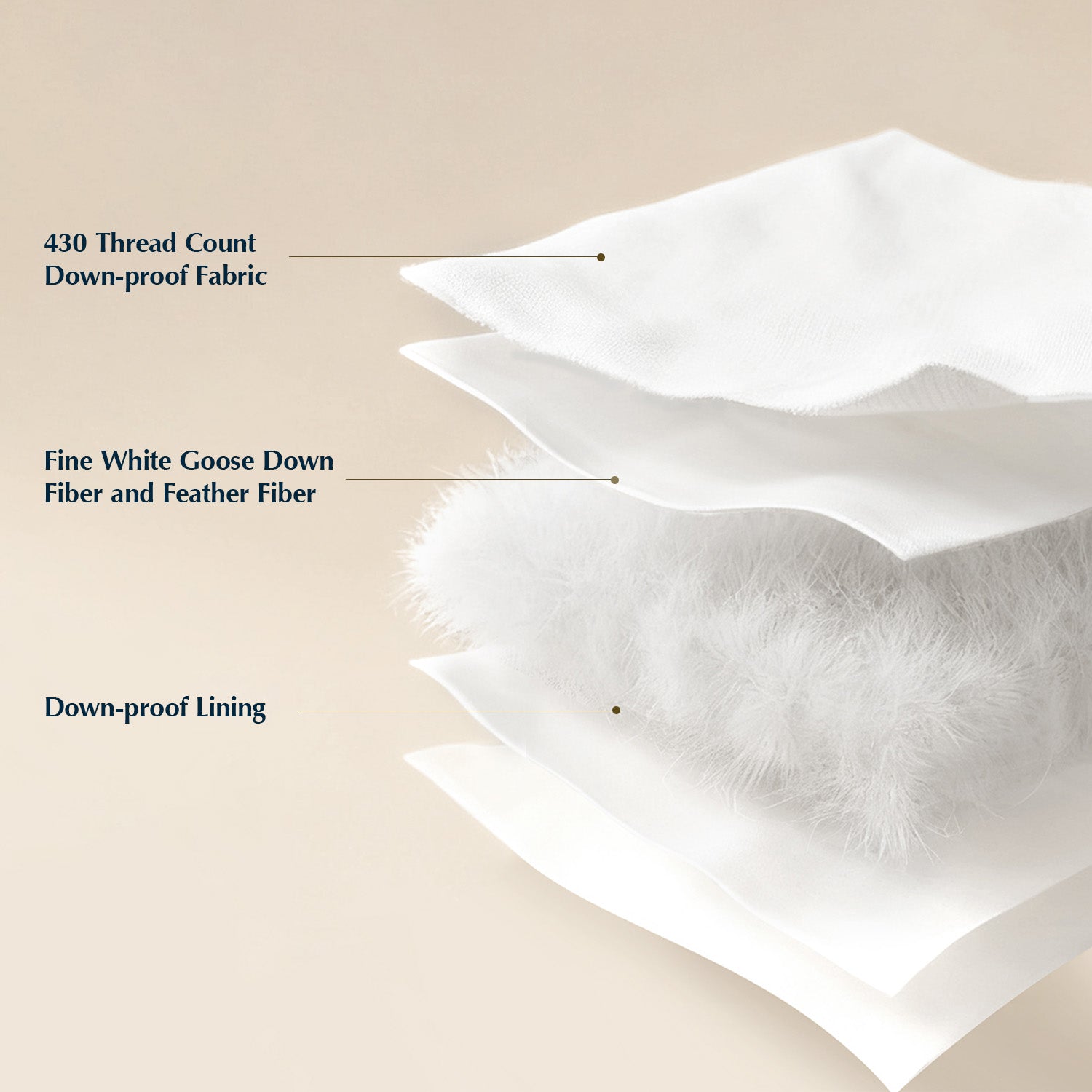 Royal Goose Down Fiber Pillow