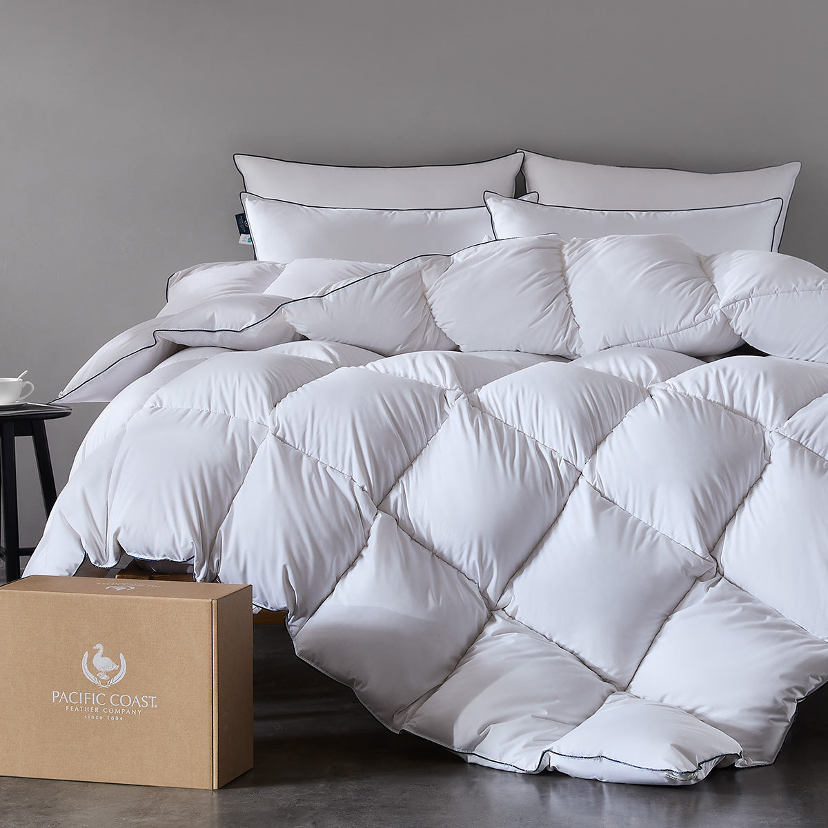 Premium Goose Down Fiber Comforter