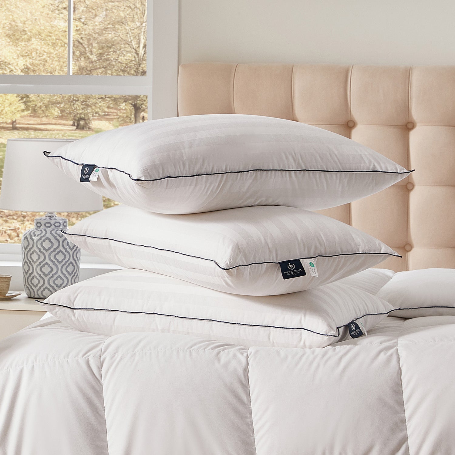 Luxury Hotel Collection White Goose Down Pillow