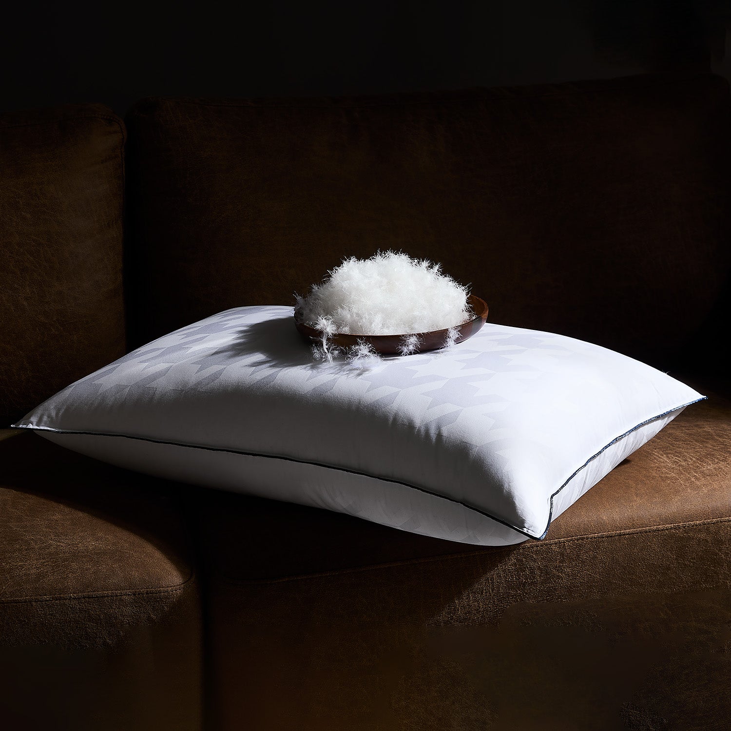 Premium white goose down pillow