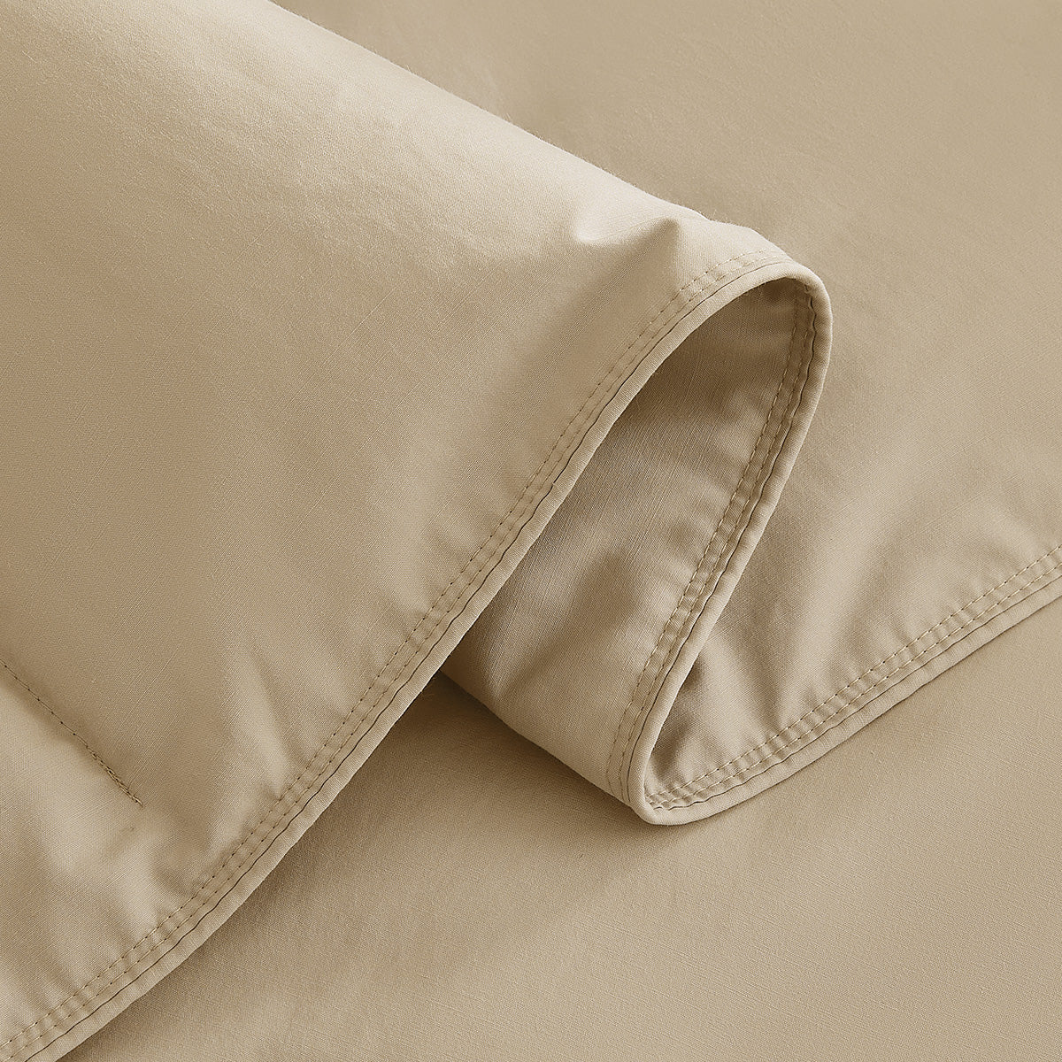 Khaki Lightweight Goose Feather and Down Fiber Comforter