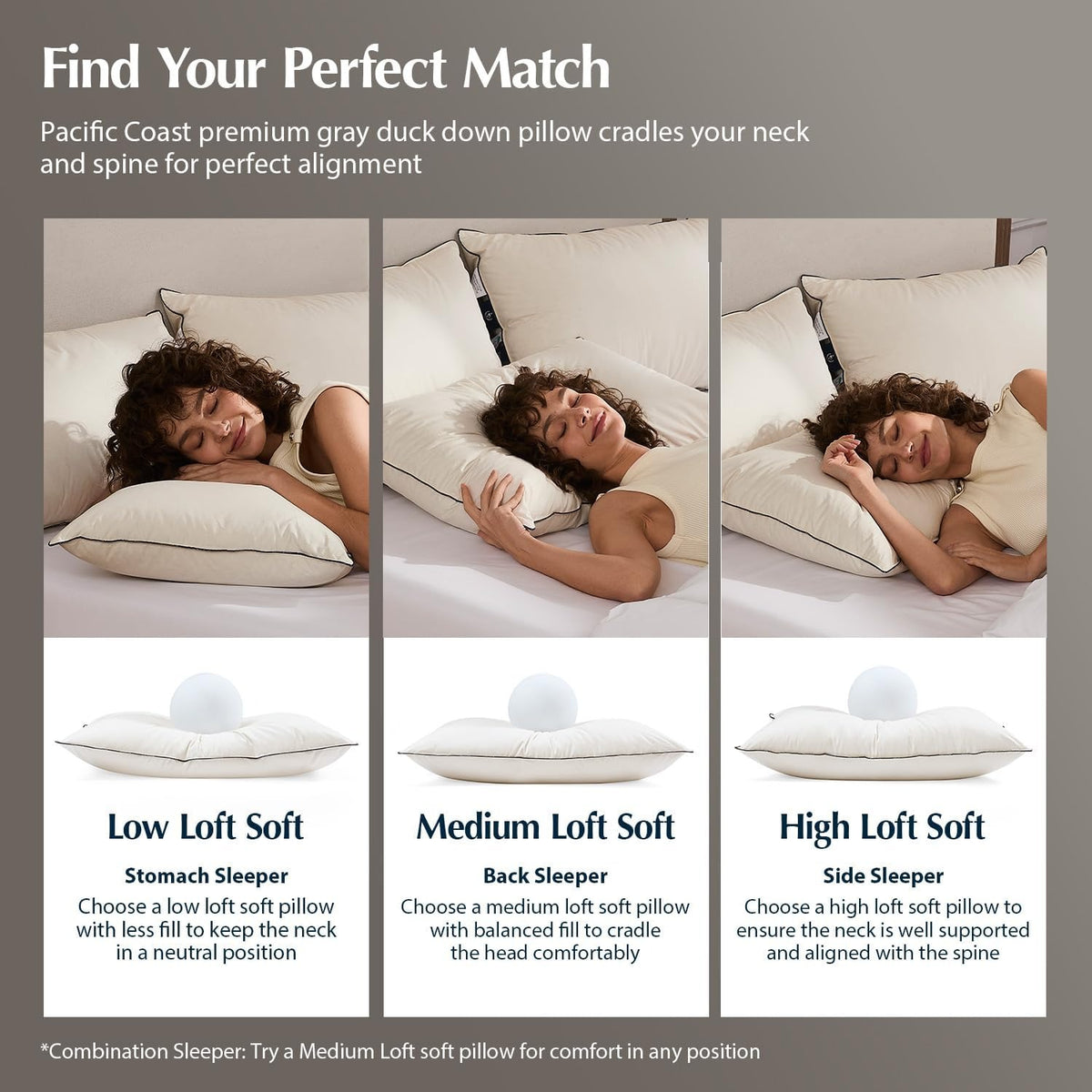 Organic Cotton Down Pillow