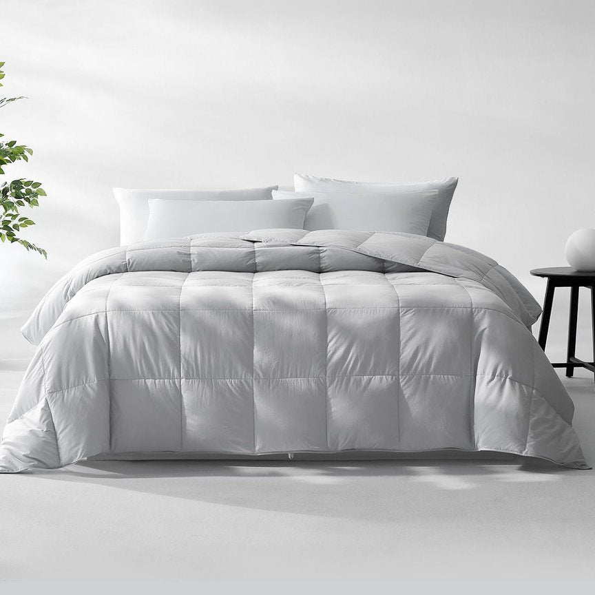 Grey Lightweight Tencel™ Cooling Down Comforter