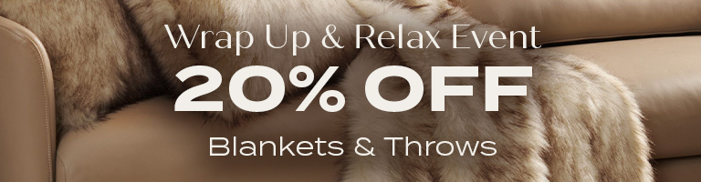 20% Off Blankets & Throws