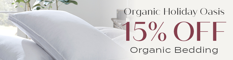 15% Off Organic Bedding