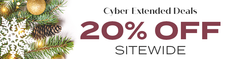 Extended Cyber Sale - 20% Off Sitewide