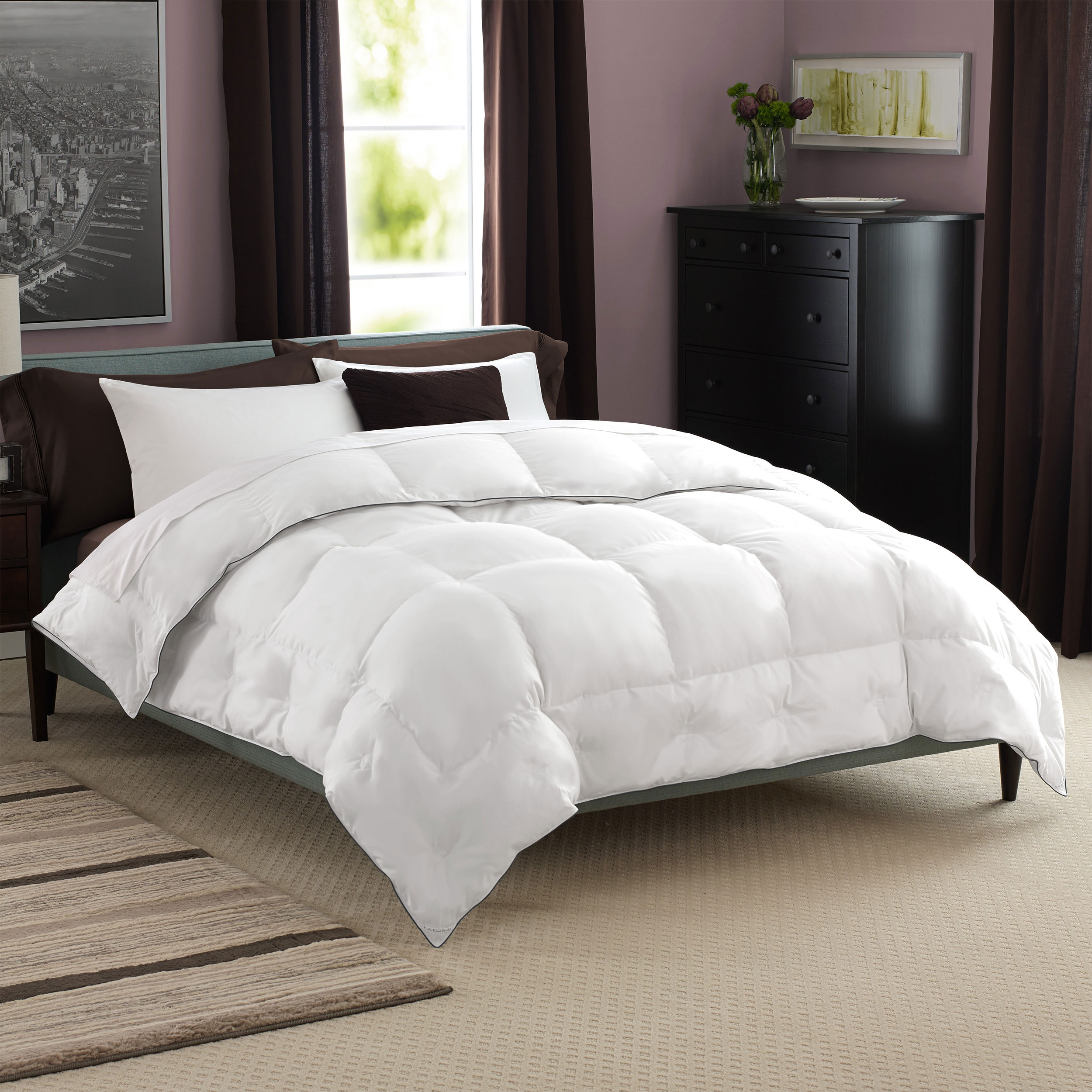Pacific Coast Ultimate Extra Warmth Comforter 500 Thread Count 600 Fill Power Down - Full/queen