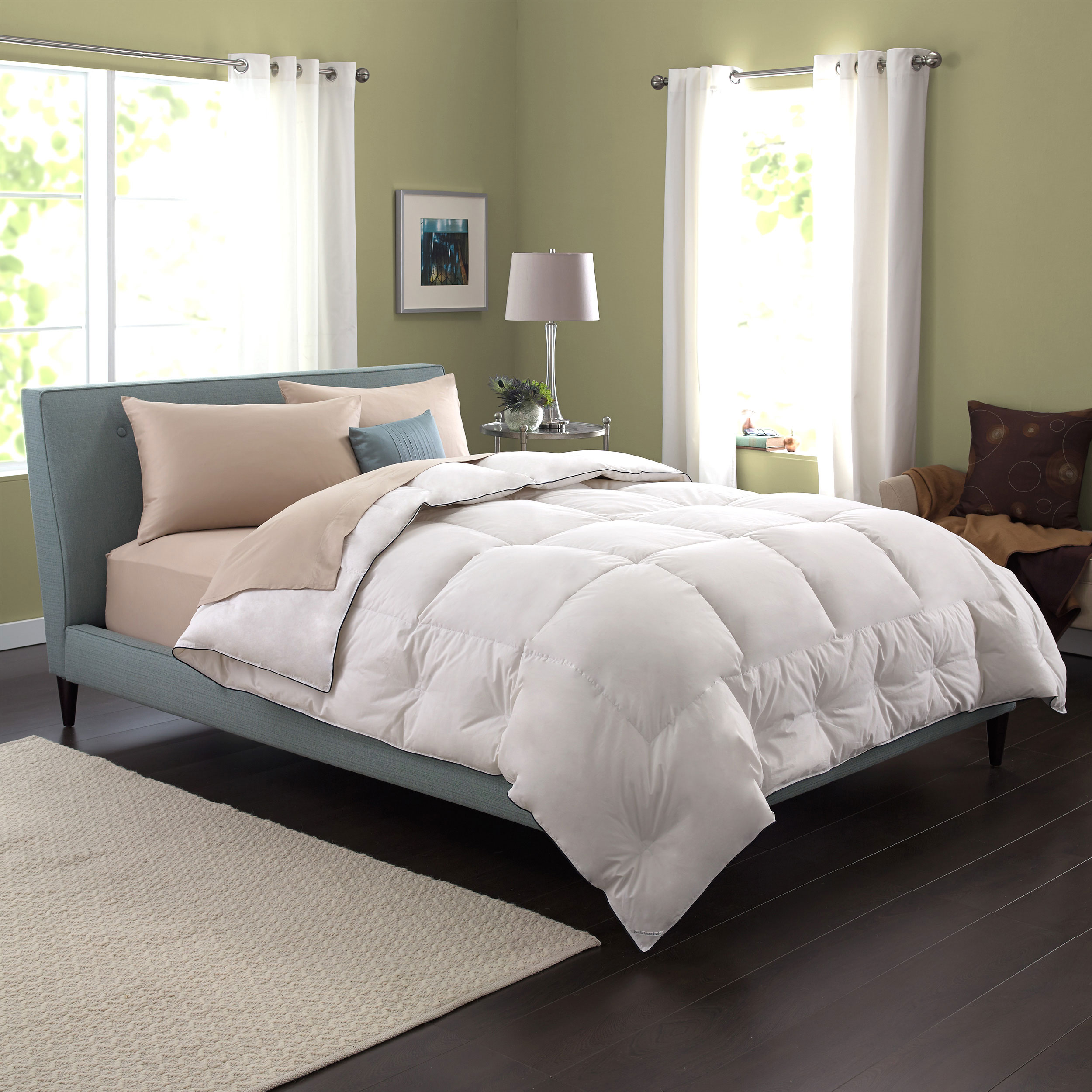 Pacific Coast Extra Warmth Down Comforter 300 Thread Count 550 Fill Power Down - Full/queen